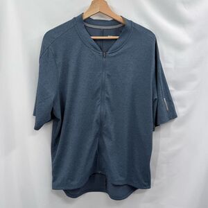 REI Co-op Men's Short Sleeve Cycling Jersey Zip Top in Blue | XL